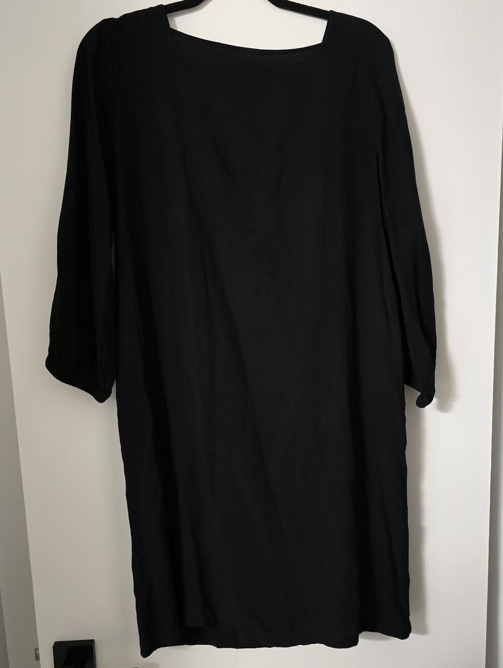 Gap Black Quarter Sleeve Dress